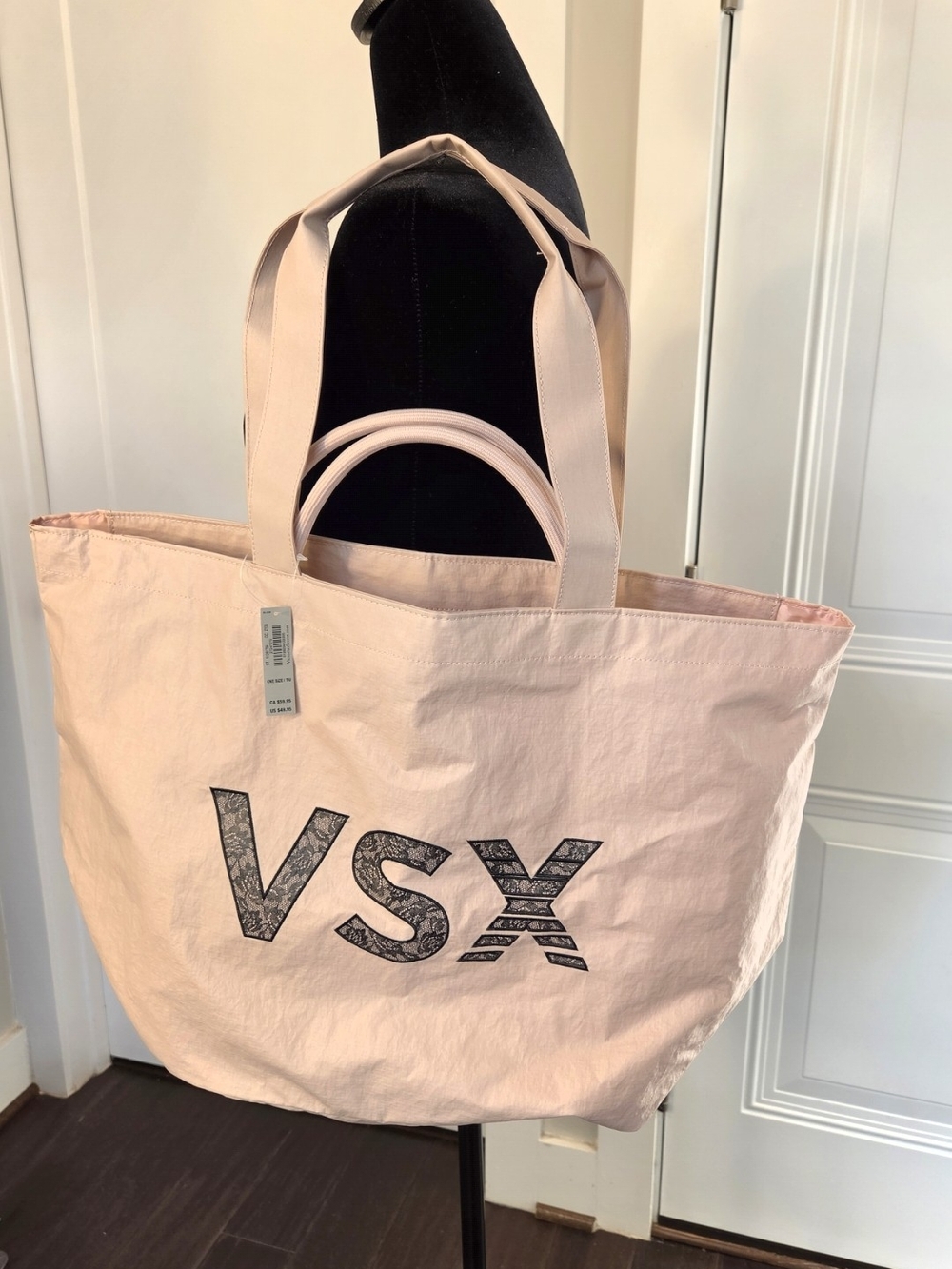 VSX Pink Canvas Tote Bag